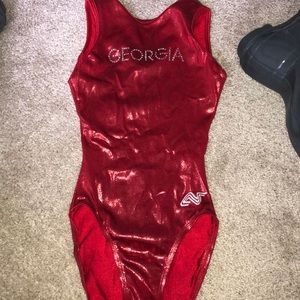 georgia red leotard
